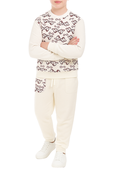 Bahob® 1 & 2 Pack Boys Girls Tracksuit, Unisex Jumper Sweatshirt and Jogger Bottoms Tracksuit Set for Kids 3-14 Years