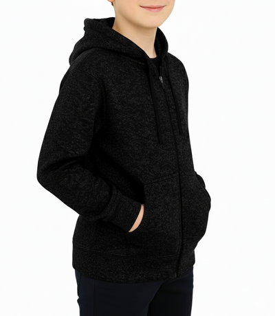 Bahob® Hoodies For Boys Kids Fleece Zip-Up Hoodie Sweatshirt Kids Hoodies Jacket Sweatshirt for Boys Long Sleeve Top Unisex Age 5-14 Years