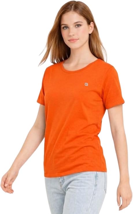 Bahob® 3 Pack Women's Classic-Fit Short-Sleeve Crew neck Plain Cotton T-Shirt S-XXL