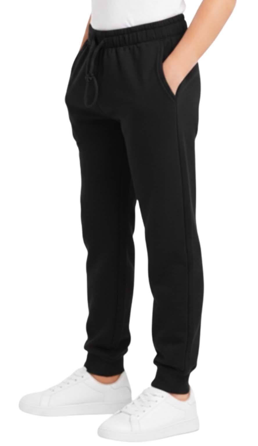 Bahob® 2 Pack School Uniform Boys Girls Childrens Sports Activewear PE Fleece Jogging Tracksuit Bottoms
