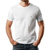 Bahob® Pack of 5 Men’s T-Shirts Crew Neck Short Sleeves Plain Soft Cotton Tops S-3XL