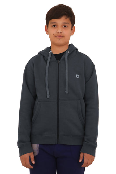 Bahob® Hoodies For Boys Kids Fleece Zip-Up Hoodie Sweatshirt Kids Hoodies Jacket Sweatshirt for Boys Long Sleeve Top Unisex Age 5-14 Years