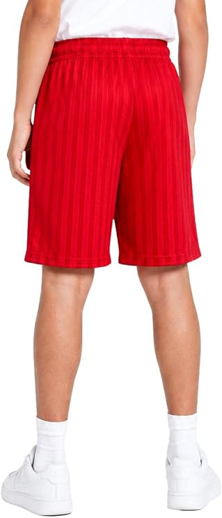 2 Pack Boys Girls Unisex Shadow Stripe Gym Sports Football Games School PE Shorts 5 to 14 Years