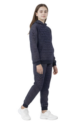 Bahob® 1 & 2 Pack Girls Tracksuits Set Printed Hoodie and Tracksuit Jogging Bottoms, Kids Track Suits Activewear Sets for Girls 5-14 Years