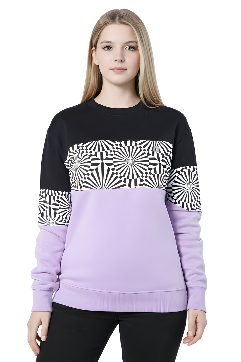 Bahob® Women's Crew Sweatshirt Long Sleeve Tops for Ladies Sweatshirts for Women UK Pullover Jumper Crewneck Sweater S-XXL