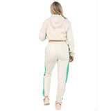 Bahob® Women’s Sportswear Set, 2 Pcs Women Tracksuit Hoodie Crop Top and Joggings Pants Leggings Yoga Gym Wear Tracksuits Activewear Set