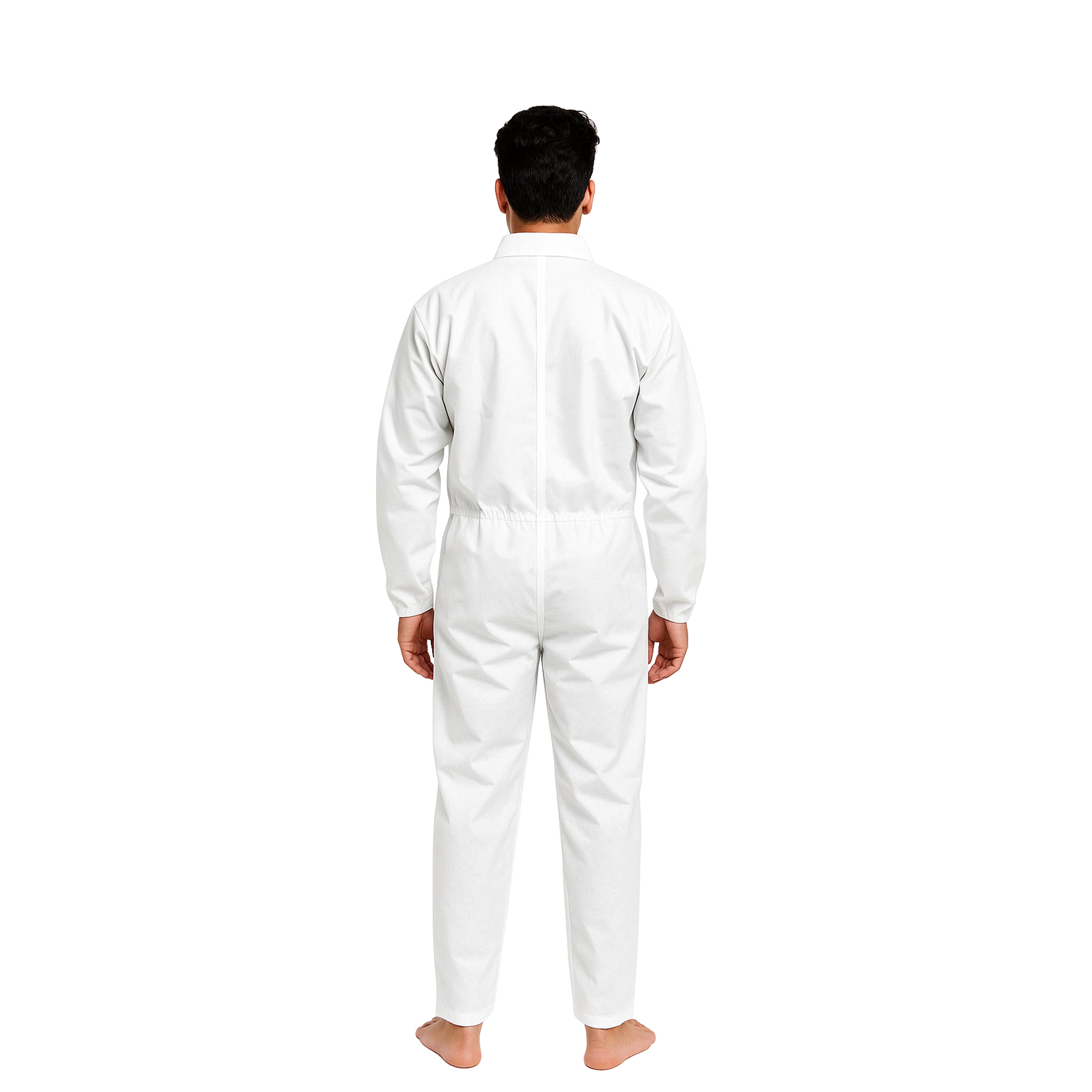 1 & 3 Pack Protective Disposable Overall Paper Boiler Suit Coveralls Protection Suit Cuffs and Ankles