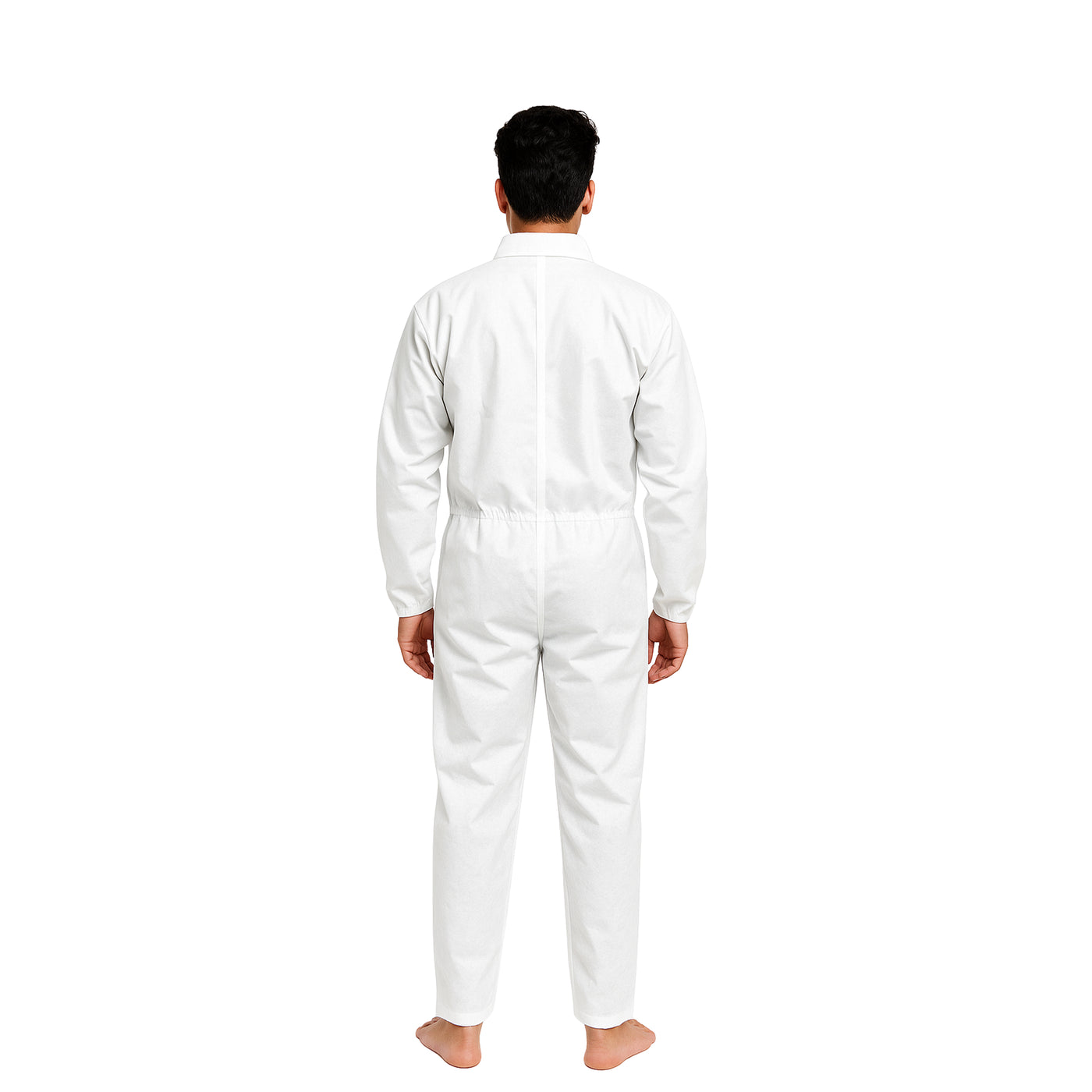 1 & 3 Pack Protective Disposable Overall Paper Boiler Suit Coveralls Protection Suit Cuffs and Ankles
