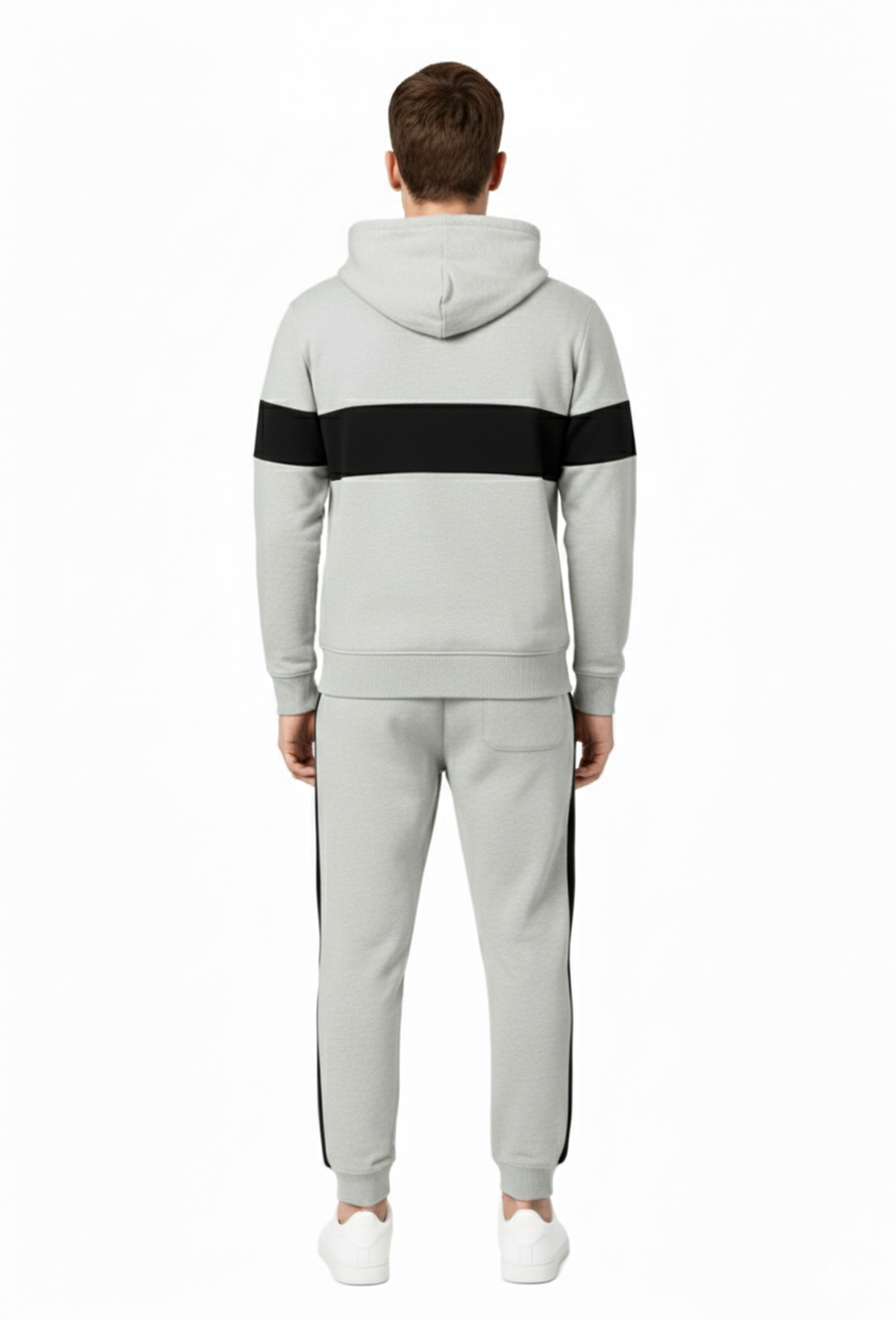 Bahob® Men's Tracksuit Set Full Sleeve Fleece Hoodie Top Jogging Bottoms Joggers