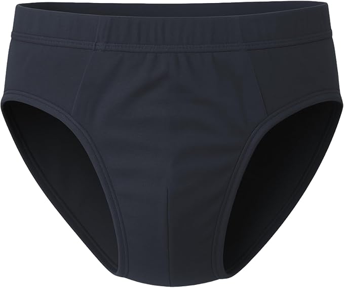 Bahob® 6 Pack Men's Underwear Briefs Ribbed Slips, Ultra Soft Sports Cotton Blend Slips Briefs