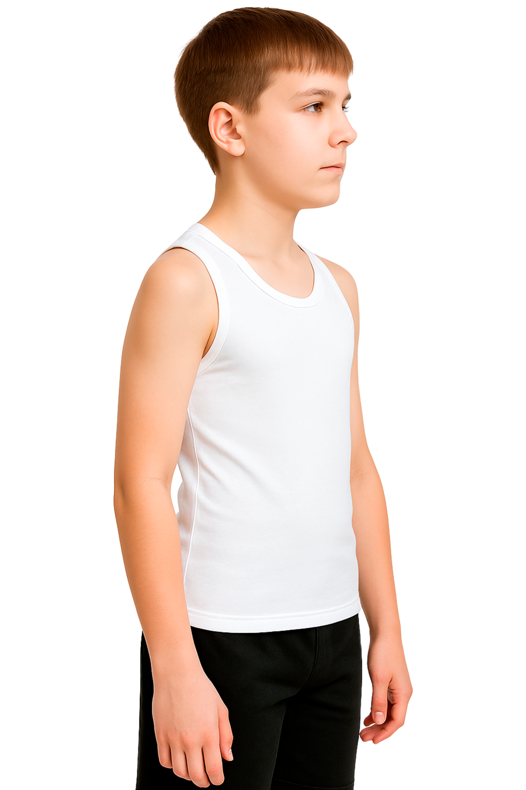 Bahob® 6 Pack Boy's Underwear Vests Soft Cotton Tank Tops Kids Sleeveless Vests Undershirts 100% Cotton