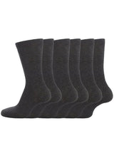 Bahob® 6 Pairs Unisex Back to School Cotton Rich Plain Ankle School Socks. - Bahob