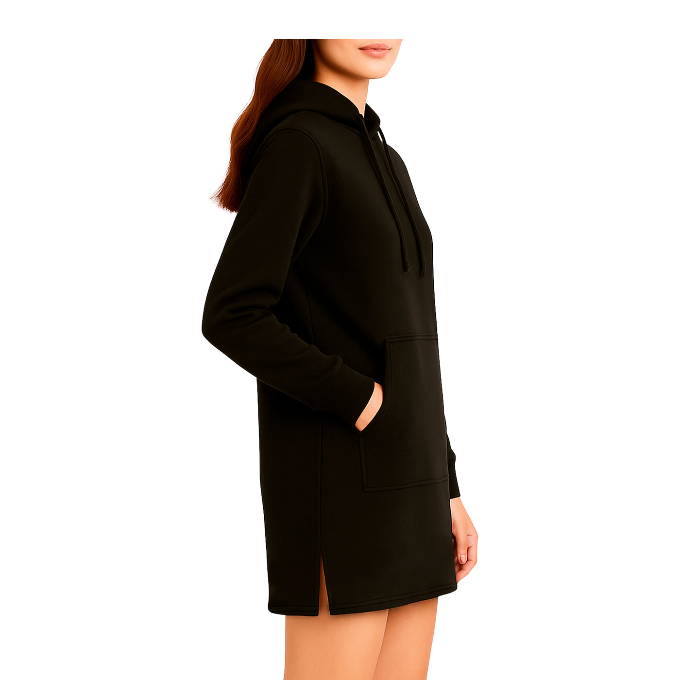 Women's Pullover Long Hoodies Long Sleeves Ladies Fleece Longline Casual Hoodies Sweatshirt Top Soft Jumper Hoodies for Women S-XXL