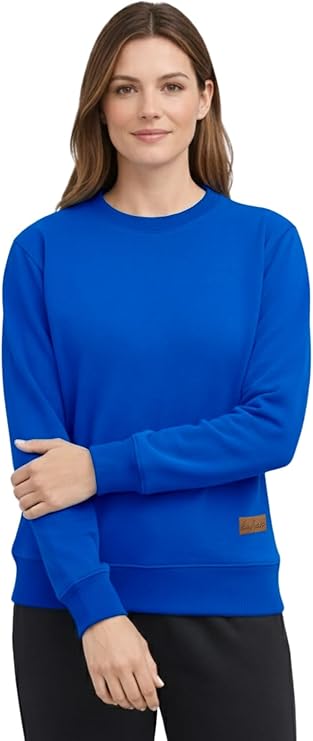 Bahob® Women's Crew Sweatshirt Long Sleeve Tops for Ladies Sweatshirts for Women UK Pullover Jumper Crewneck Sweater S-XXL