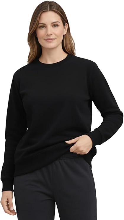 Bahob® Women's Crew Sweatshirt Long Sleeve Tops for Ladies Sweatshirts for Women UK Pullover Jumper Crewneck Sweater S-XXL