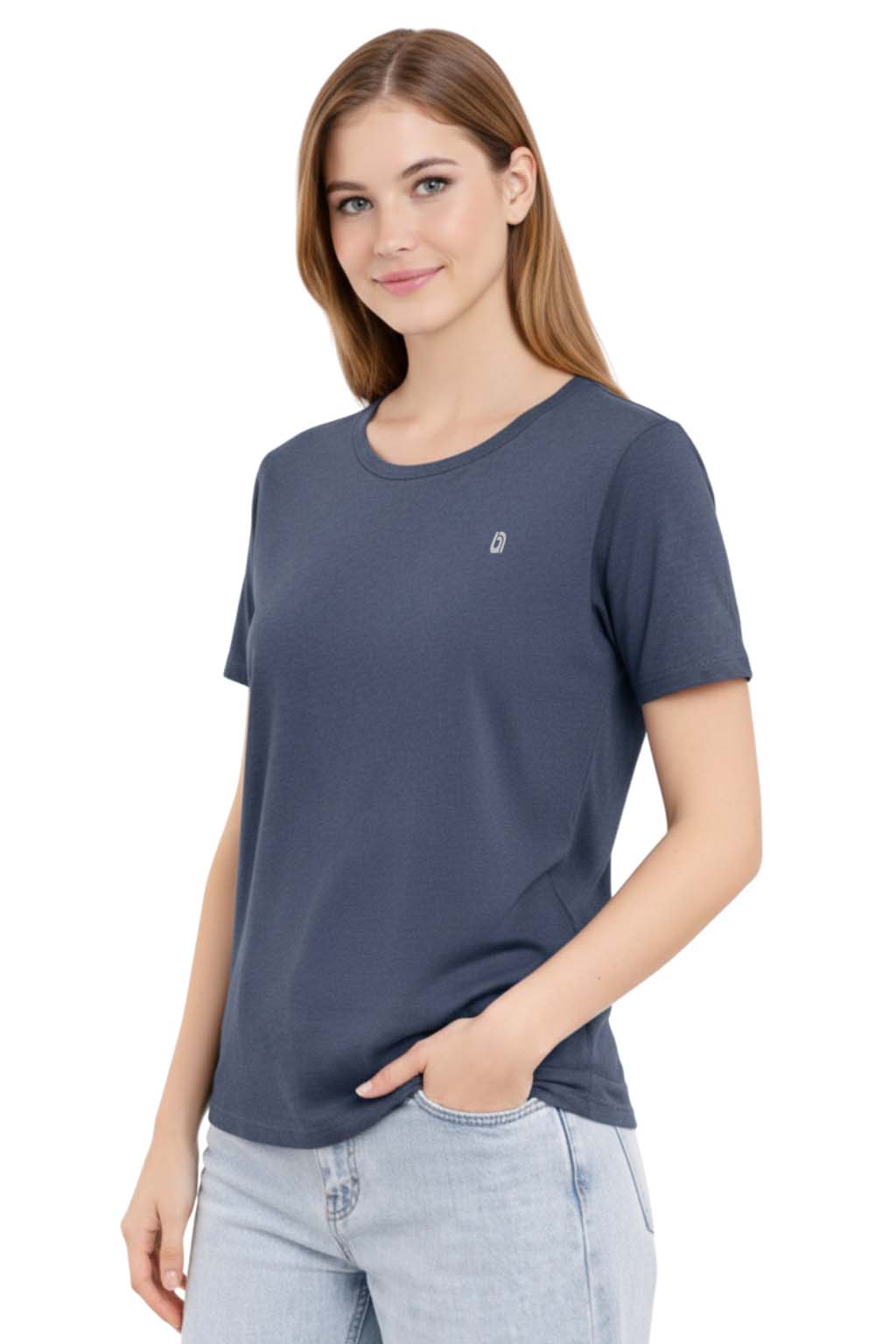 Bahob® 3 Pack Women's Classic-Fit Short-Sleeve Crew neck Plain Cotton T-Shirt S-XXL