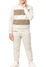 Bahob® 1 & 2 Pack Boys Girls Tracksuit, Unisex Jumper Sweatshirt and Jogger Bottoms Tracksuit Set for Kids 3-14 Years