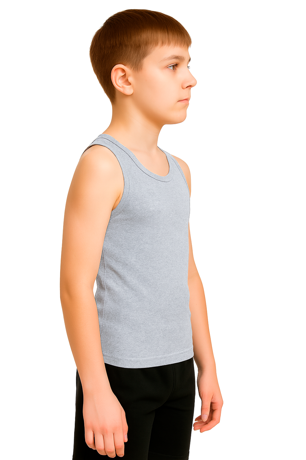 Bahob® 6 Pack Boy's Underwear Vests Soft Cotton Tank Tops Kids Sleeveless Vests Undershirts 100% Cotton