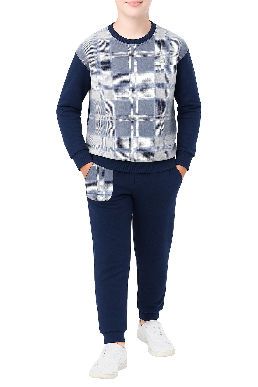 Bahob® 1 & 2 Pack Boys Girls Tracksuit, Unisex Jumper Sweatshirt and Jogger Bottoms Tracksuit Set for Kids 3-14 Years