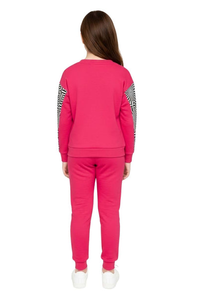 Bahob® Girls 2 Piece Sweatshirt & Jogging Bottoms Tracksuit Set