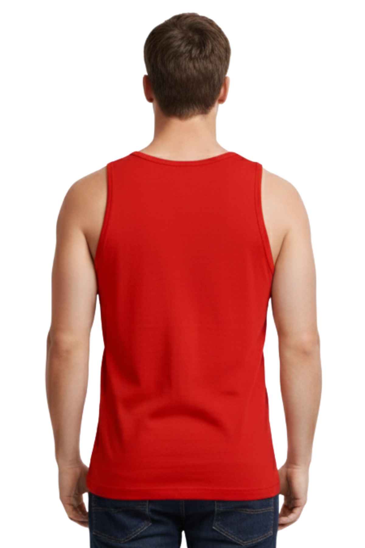 Bahob® New Men's Vest Multi Pack Lot Basic Regular Fitted Cotton Tank Top Athletic Soft Assorted Pack of 3