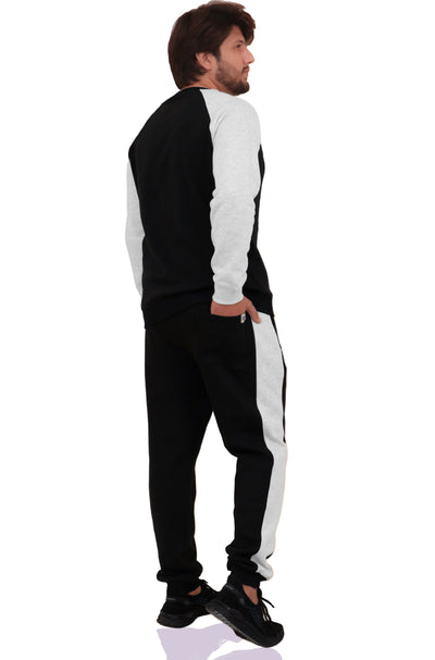 Bahob® Mens Tracksuit Set 2 Piece Sweatshirt and Joggers for Men Fleece Tracksuit Sets Gym Casual Exercise Running Sport Lounge Wear