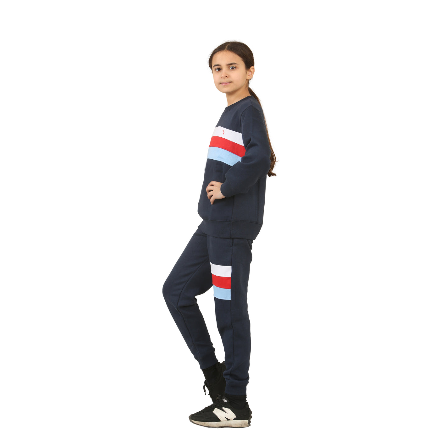 Bahob® 1 & 2 Pack Boys Girls Tracksuit, Unisex Jumper Sweatshirt and Jogger Bottoms Tracksuit Set for Kids 3-14 Years