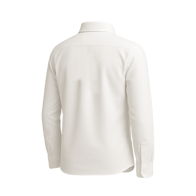 Bahob® 2 Pack Boy's School Uniform Long & Half Sleeve Button Down White School Shirts 3-14 Years