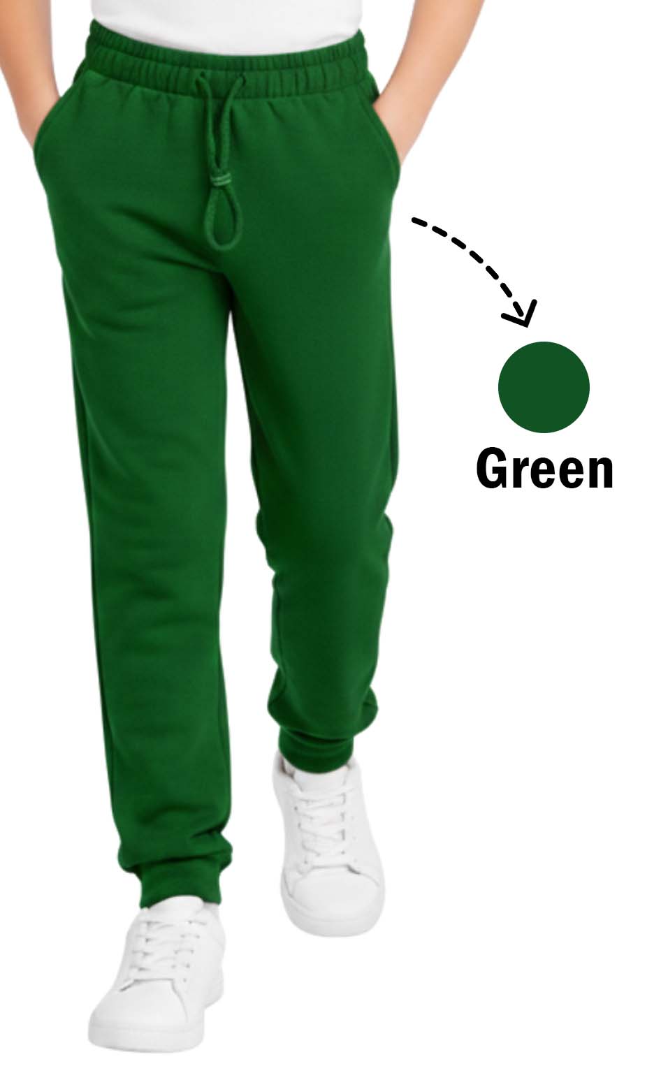 Bahob® 2 Pack School Uniform Boys Girls Childrens Sports Activewear PE Fleece Jogging Tracksuit Bottoms