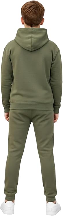 Boys Tracksuit Fleece Kids Pull Over Hooded Jogging Bottoms and Hoodie UK