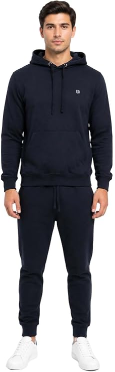 Bahob® Men's Tracksuit Set Full Sleeve Fleece Hoodie Top Jogging Bottoms Joggers