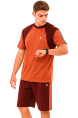 Bahob® Men's Short Pyjama Sets Soft Cotton Men's Short PJs, Sleepwear Nightwear Set for Men