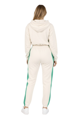 Bahob® Women’s Sportswear Set, 2 Pcs Women Tracksuit Hoodie Crop Top and Joggings Pants Leggings Yoga Gym Wear Tracksuits Activewear Set