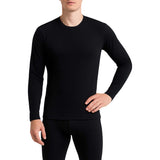 Bahob® Pack of 2 Men's Thermal Long & Half Sleeve Top, Warm Underwear Base layer Lightweight Soft Thermal Top S-XXL