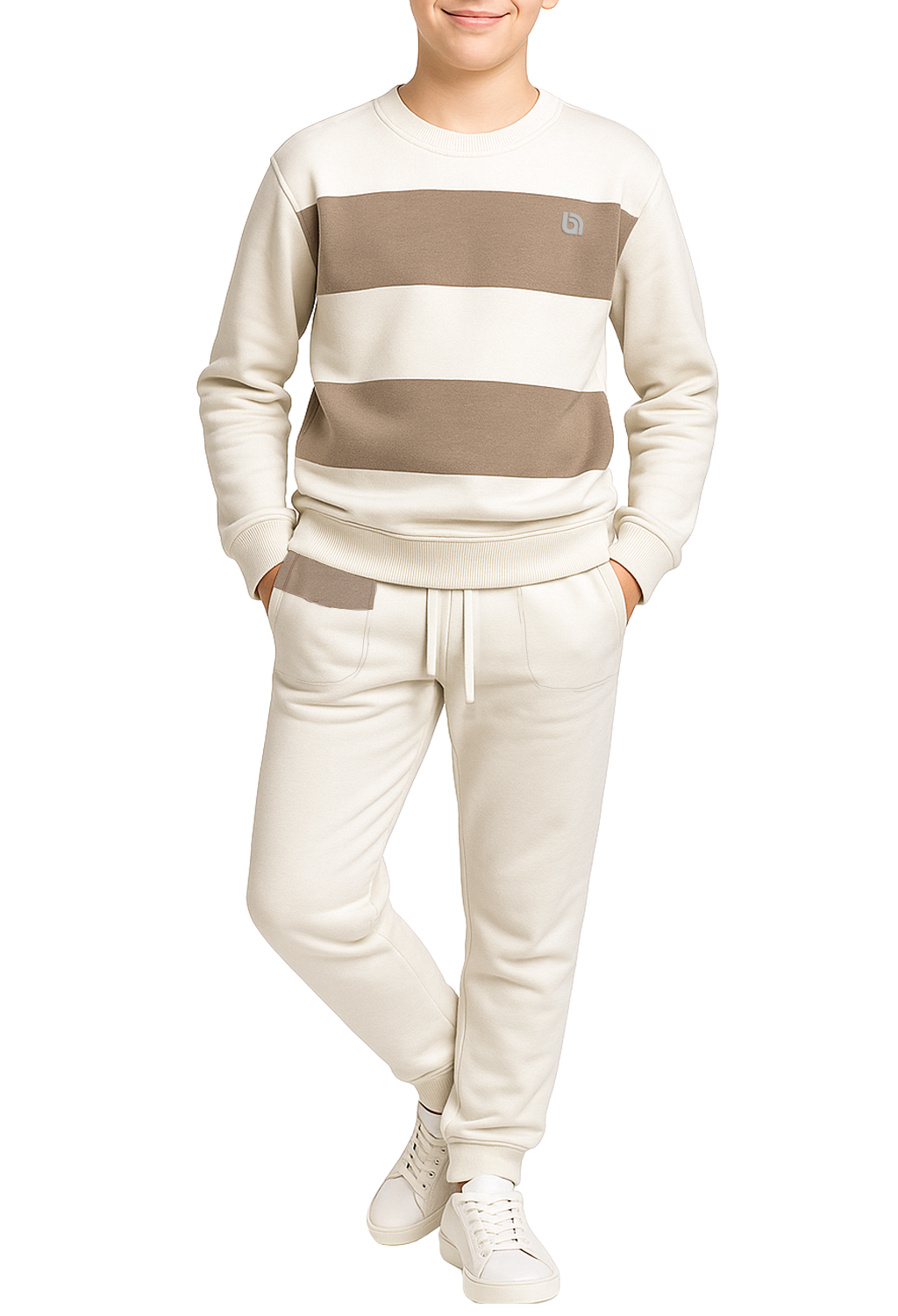 Bahob® 1 & 2 Pack Boys Girls Tracksuit, Unisex Jumper Sweatshirt and Jogger Bottoms Tracksuit Set for Kids 3-14 Years