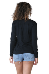 Bahob® 3 Pack Women's Classic-Fit Crewneck , Multipacks Ladies Long Sleeve T-Shirt Top S-XXL