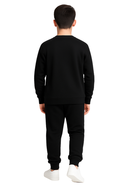 Bahob® 1 & 2 Pack Boys Girls Tracksuit, Unisex Jumper Sweatshirt and Jogger Bottoms Tracksuit Set for Kids 3-14 Years