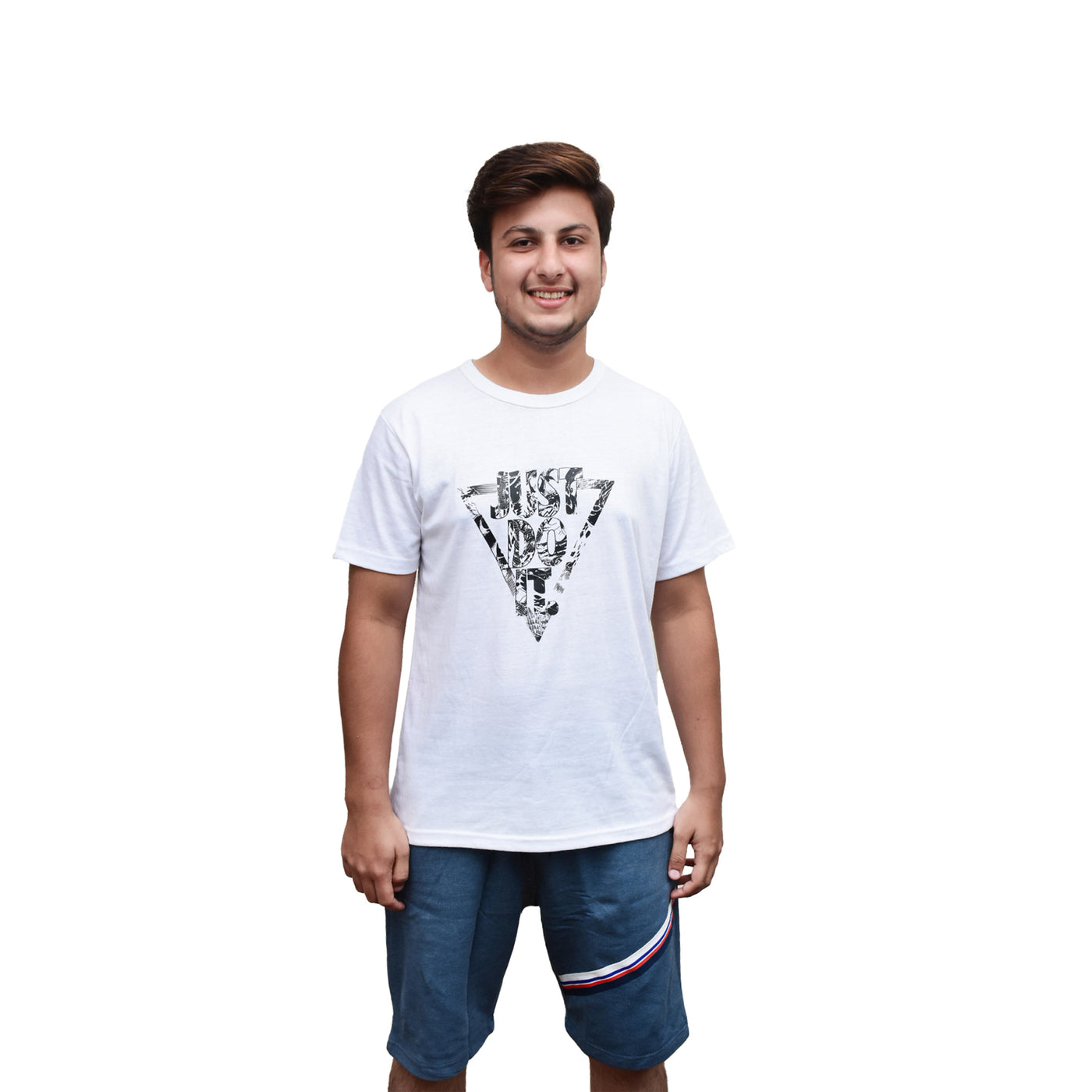 Bahob® 2 Pack Men's T-Shirts Short Sleeve Printed T Shirts for Men Round Neck Cotton Tops Shirt S-3XL