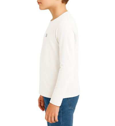 Bahob® 2 Pack Boys Long Sleeve T-Shirt Top Children's Round Neck Long-Sleeve T-Shirt Soft Cotton 3-14 Years kids t shirt