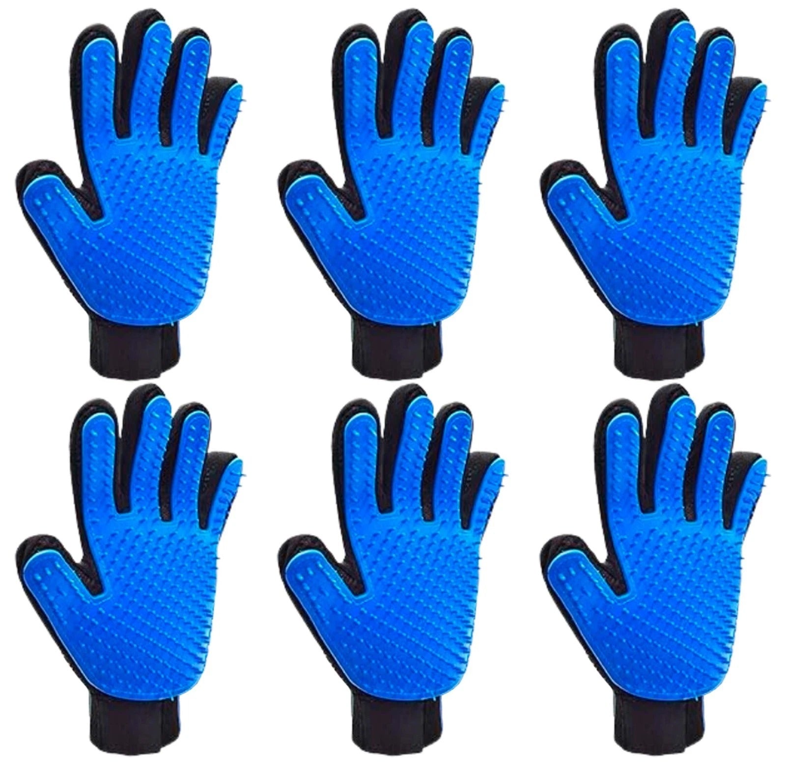 2/ 4 /6 / 8 / 10 PK Pet Dog Cat Grooming Glove Deshedding Brush Fur Remover Mitt