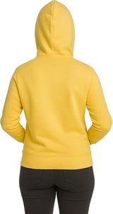 Bahob® Womens Ladies Plain Zip Up Hoodie Long Sleeve Sweatshirt Full Zip Top Soft Jumper Jacket Hoodies Top S-3XL