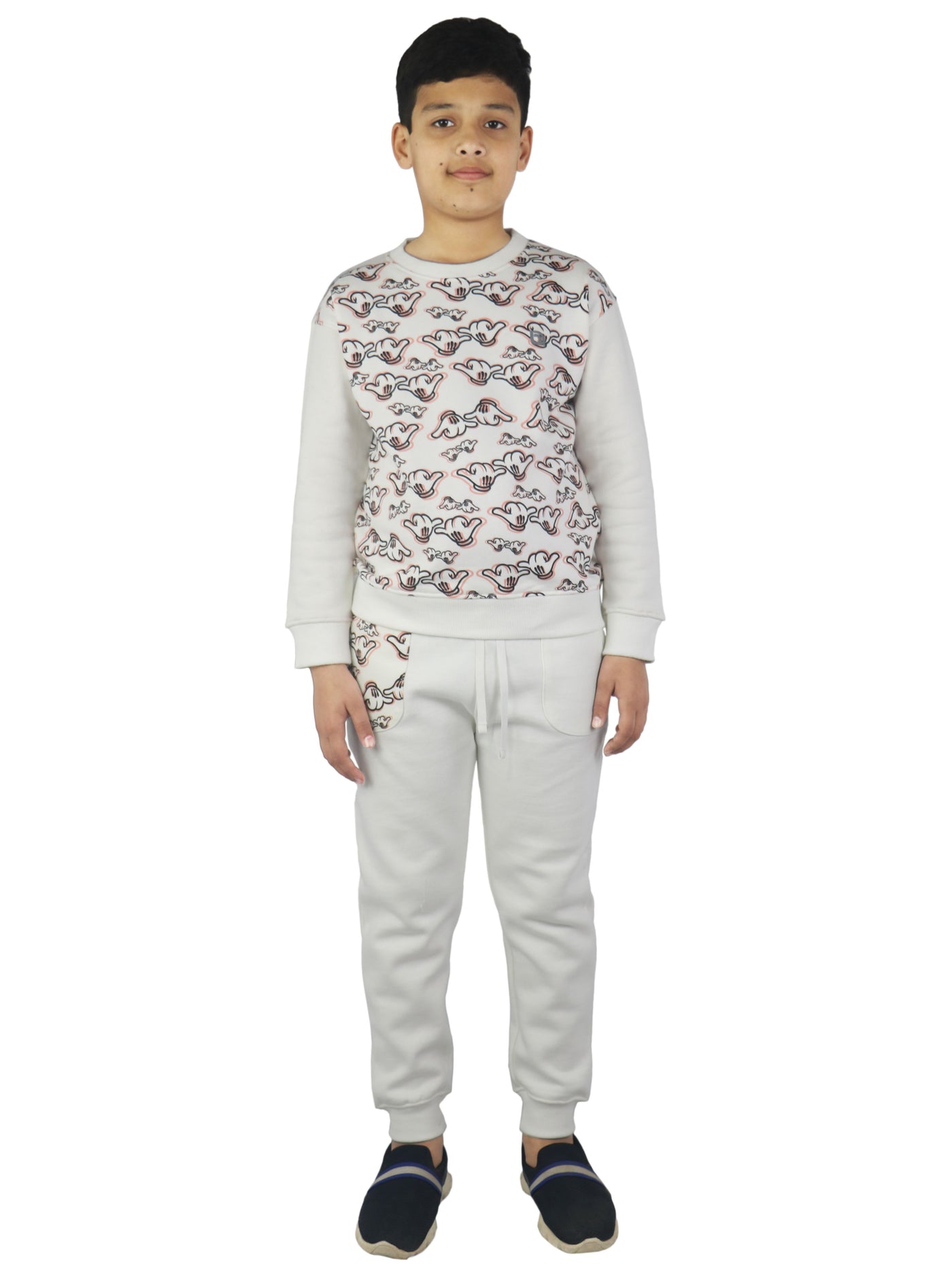 Bahob® 1 & 2 Pack Boys Girls Tracksuit, Unisex Jumper Sweatshirt and Jogger Bottoms Tracksuit Set for Kids 3-14 Years