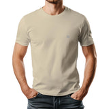 Bahob® Pack of 5 Men’s T-Shirts Crew Neck Short Sleeves Plain Soft Cotton Tops S-3XL