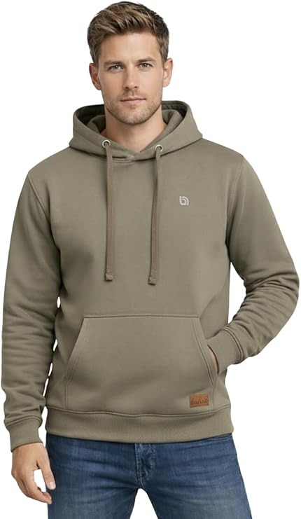 Bahob® Men's Hoodies Pullover Hooded Top Hoodie for men's Sweatshirts Long Sleeve Hoody Drawstring Casual Tops with Pockets S-3XL