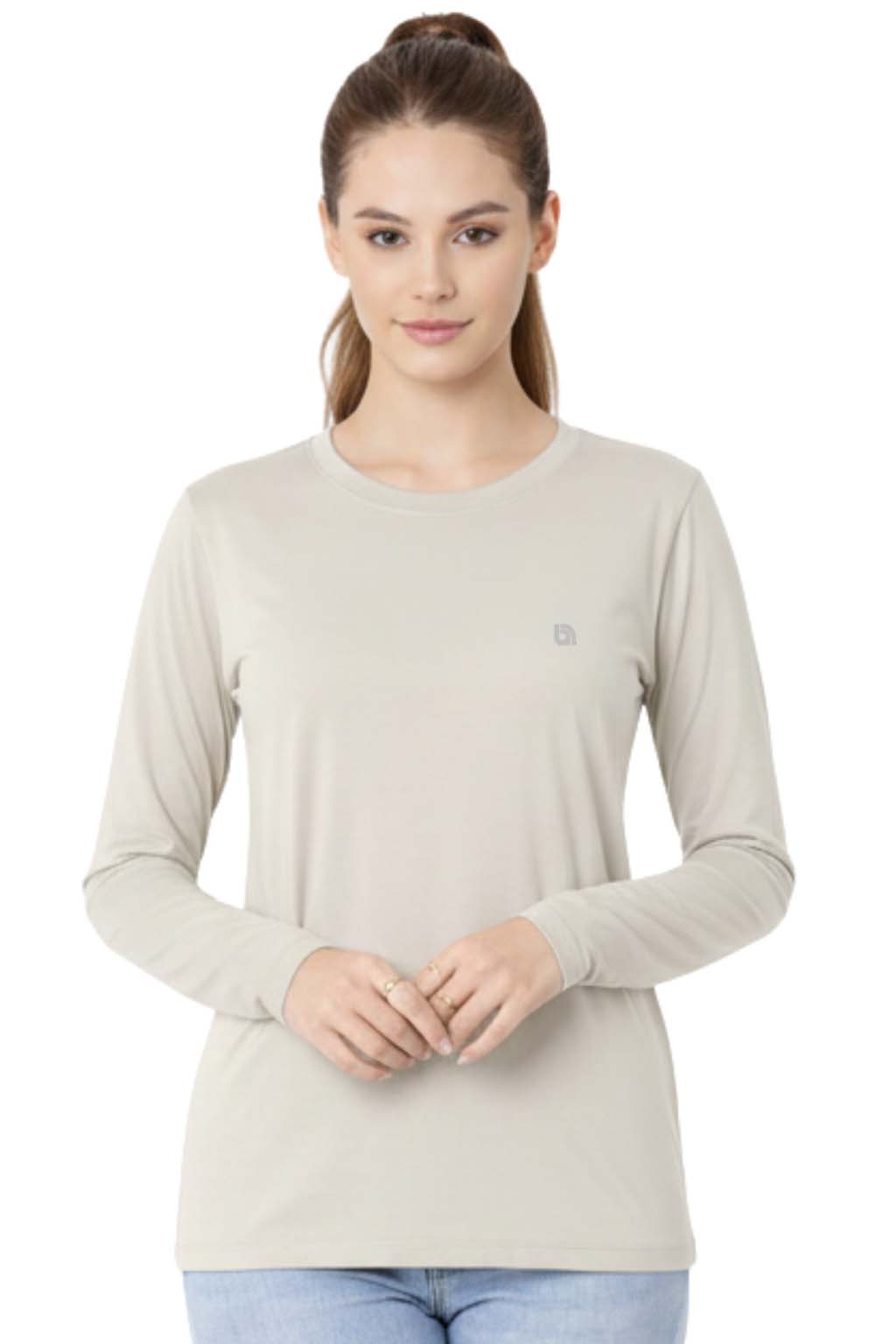 Bahob® 3 Pack Women's Classic-Fit Crewneck , Multipacks Ladies Long Sleeve T-Shirt Top S-XXL