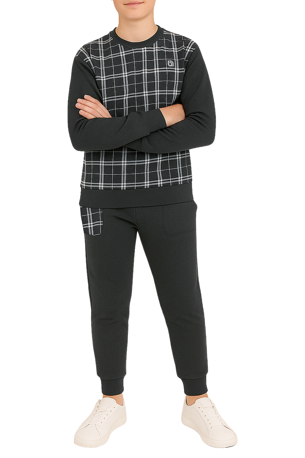 Bahob® 1 & 2 Pack Boys Girls Tracksuit, Unisex Jumper Sweatshirt and Jogger Bottoms Tracksuit Set for Kids 3-14 Years