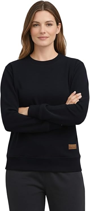 Bahob® Women's Crew Sweatshirt Long Sleeve Tops for Ladies Sweatshirts for Women UK Pullover Jumper Crewneck Sweater S-XXL