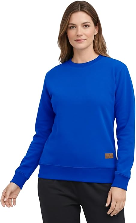 Bahob® Women's Crew Sweatshirt Long Sleeve Tops for Ladies Sweatshirts for Women UK Pullover Jumper Crewneck Sweater S-XXL