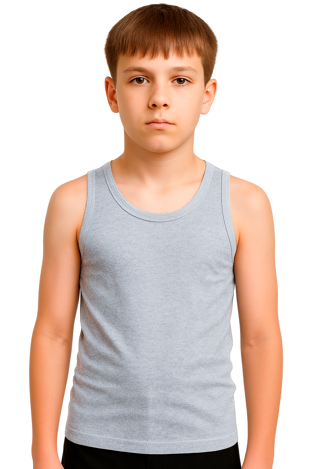 Bahob® 6 Pack Boy's Underwear Vests Soft Cotton Tank Tops Kids Sleeveless Vests Undershirts 100% Cotton