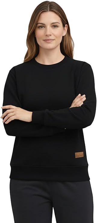 Bahob® Women's Crew Sweatshirt Long Sleeve Tops for Ladies Sweatshirts for Women UK Pullover Jumper Crewneck Sweater S-XXL